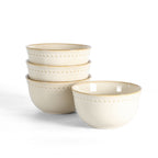 Comet Stoneware Bowl Set - Cream