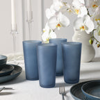 Elio Stoneware Dinnerware Set - Blue