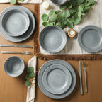 Comet Stoneware Dinnerware Set - Grey