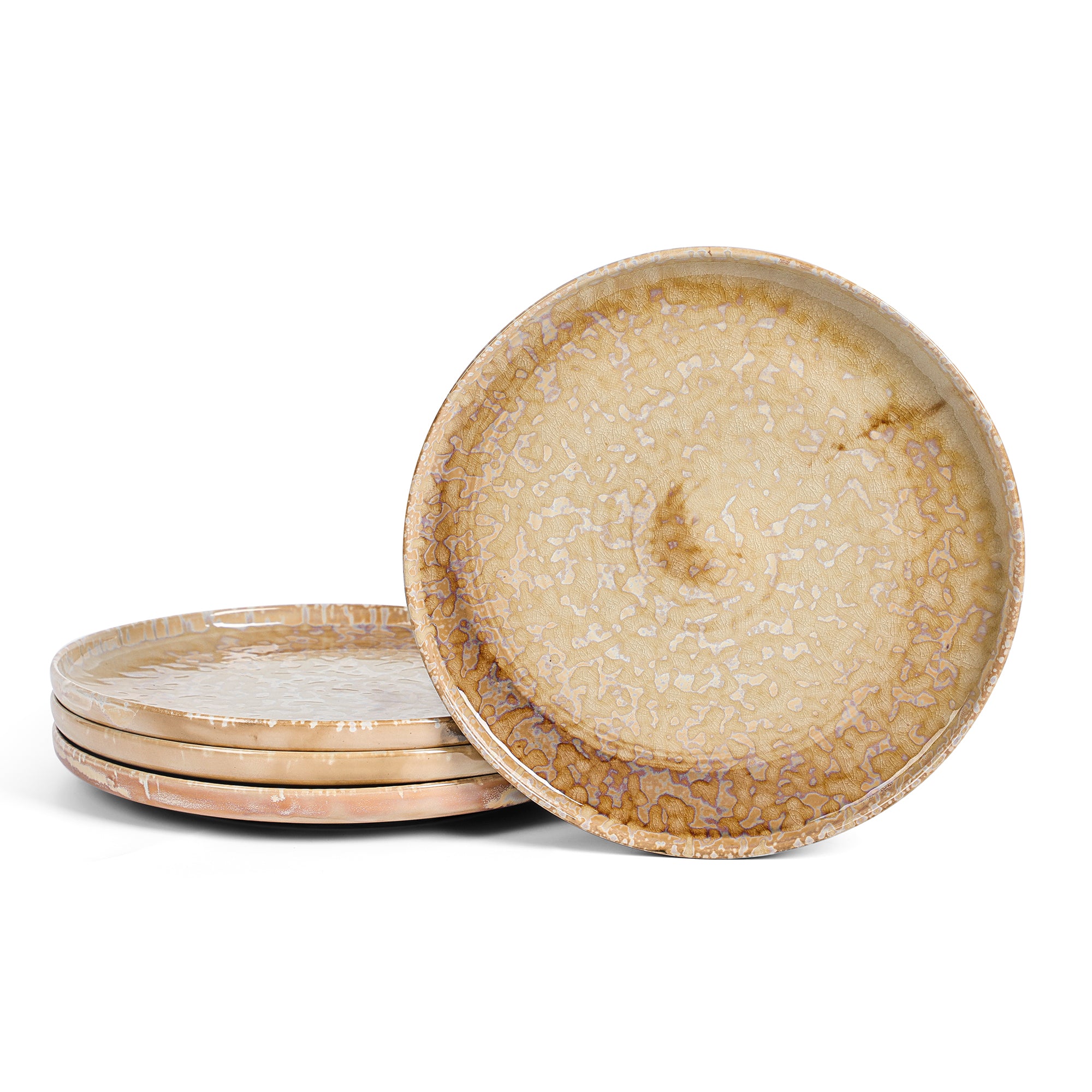 Hanami Stoneware Dinner Plate Set - Beige