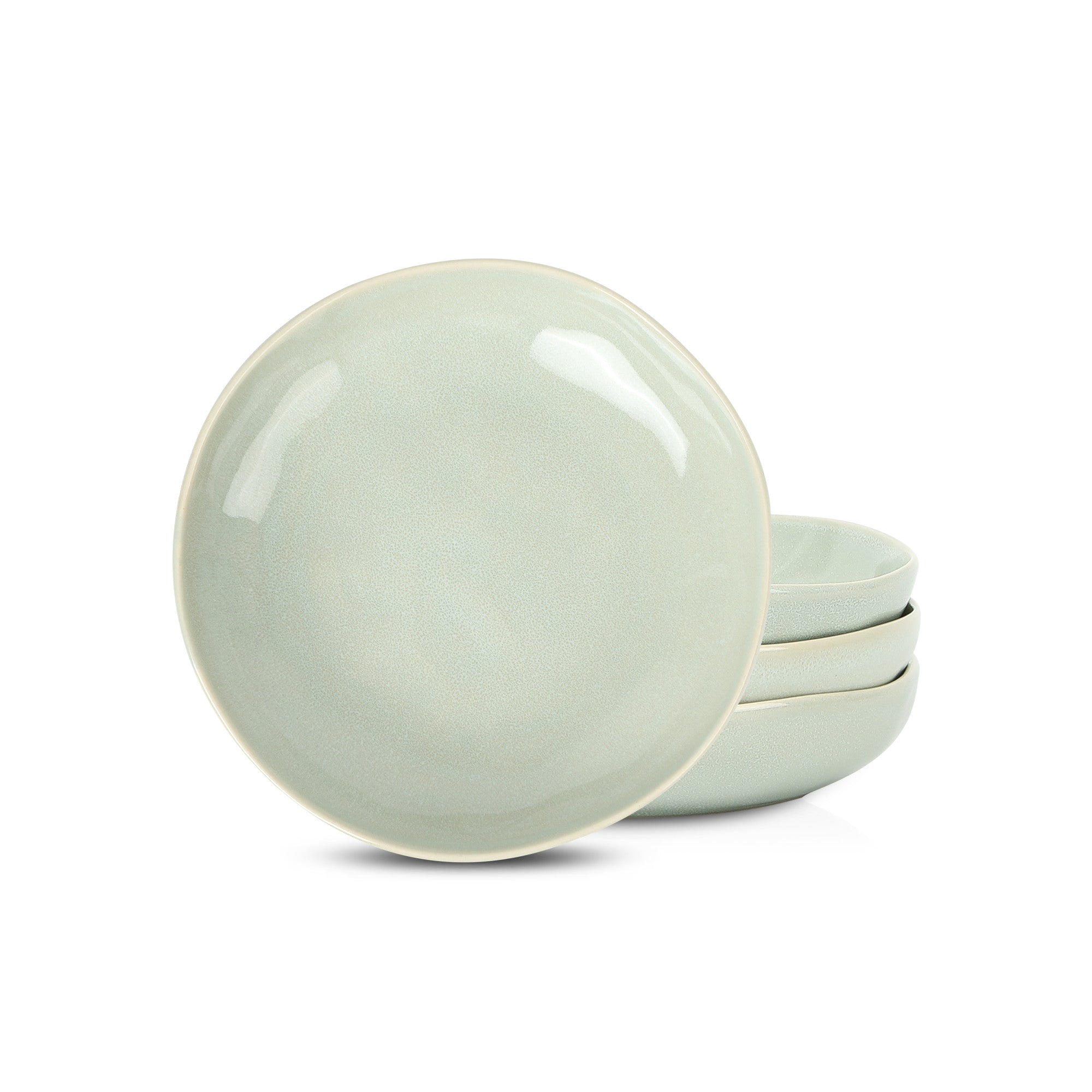 Mirella Stoneware Pasta Bowl - Light Green