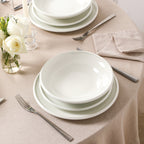 Harmony Stoneware Dinnerware Set - White