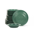 Orbit Stoneware Dinnerware Set - Green