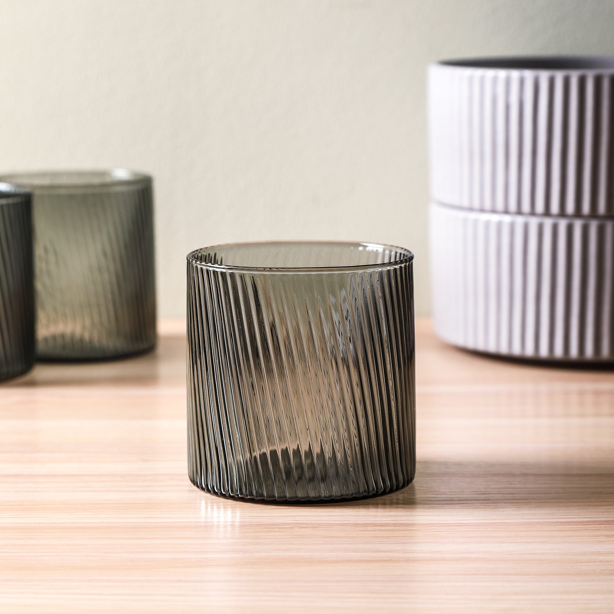 Haven Borosilicate Glass Glass Set - Grey