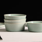 Claire Stoneware Bowl Set - Green