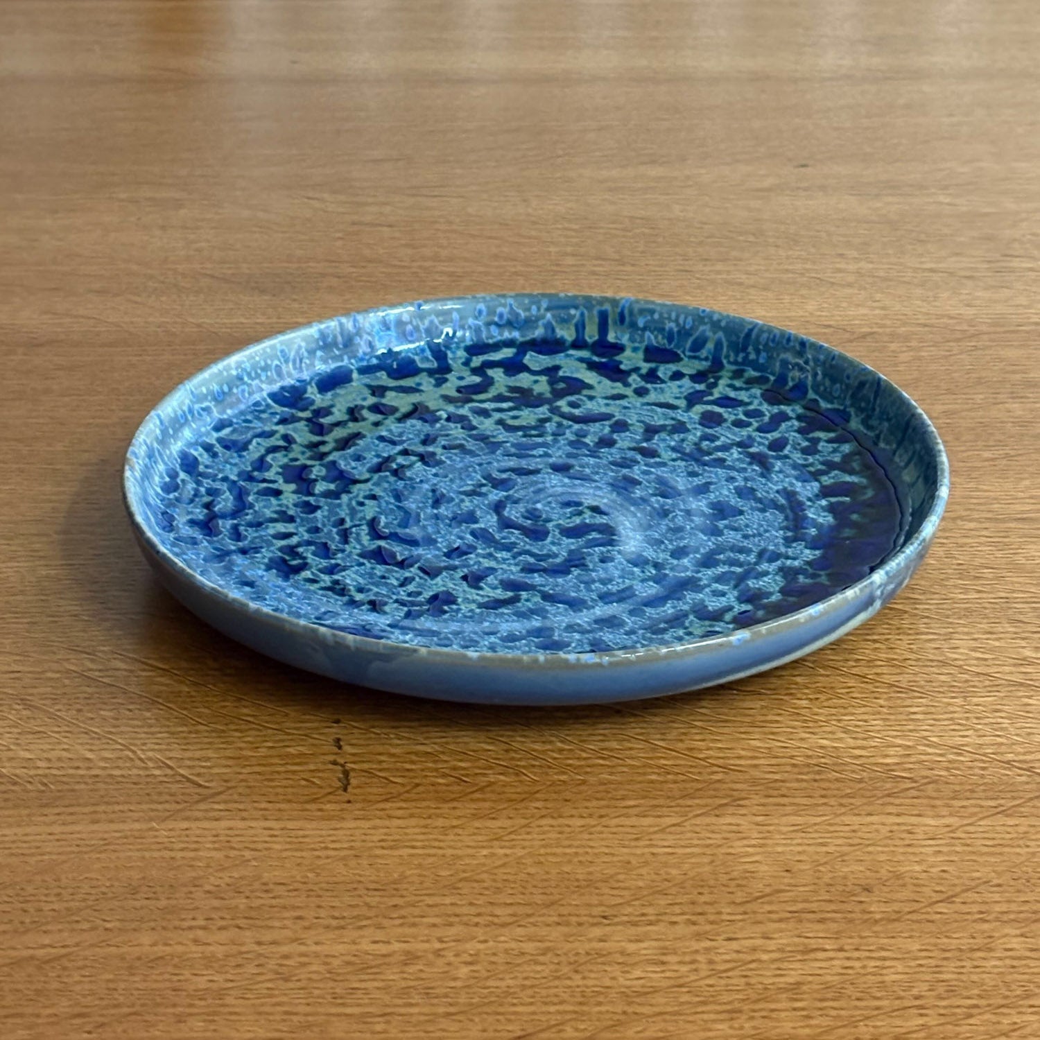 Hanami Stoneware Salad Plate Set - Blue