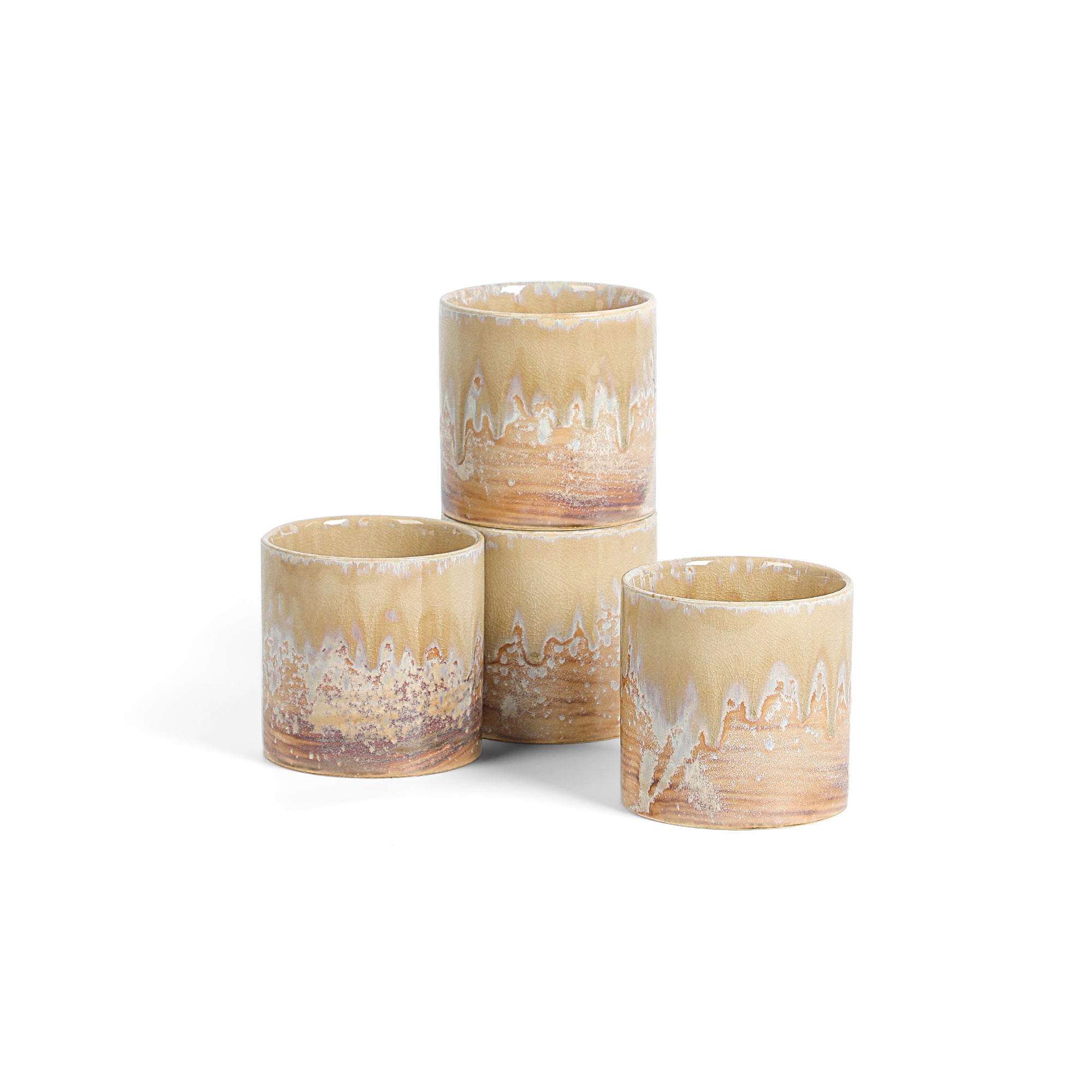 Hanami Stoneware Mug Set - Beige