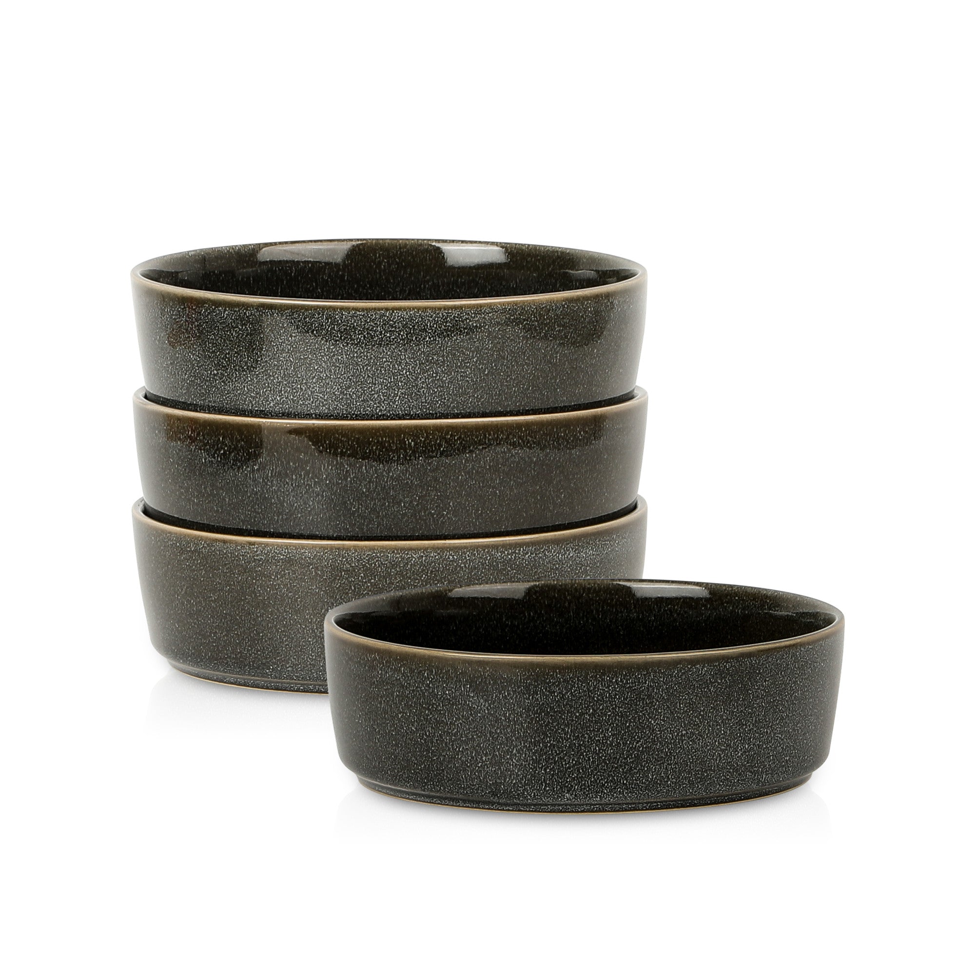 Eden Stoneware  Pasta Bowl - Charcoal Grey