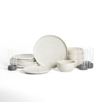 Stone Lain Mirella Stoneware Dinnerware Set, Includes Glasses