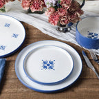 Cobalt Porcelain Dinnerware Set - Blue