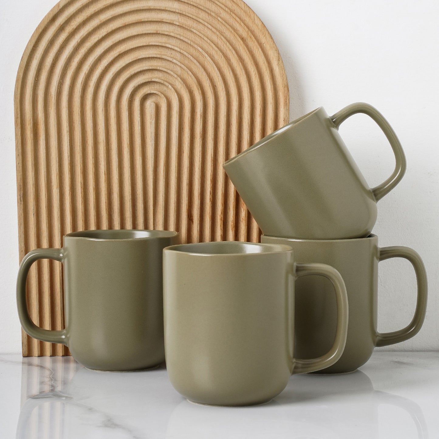 Tom Stoneware Dinnerware Set - Olive