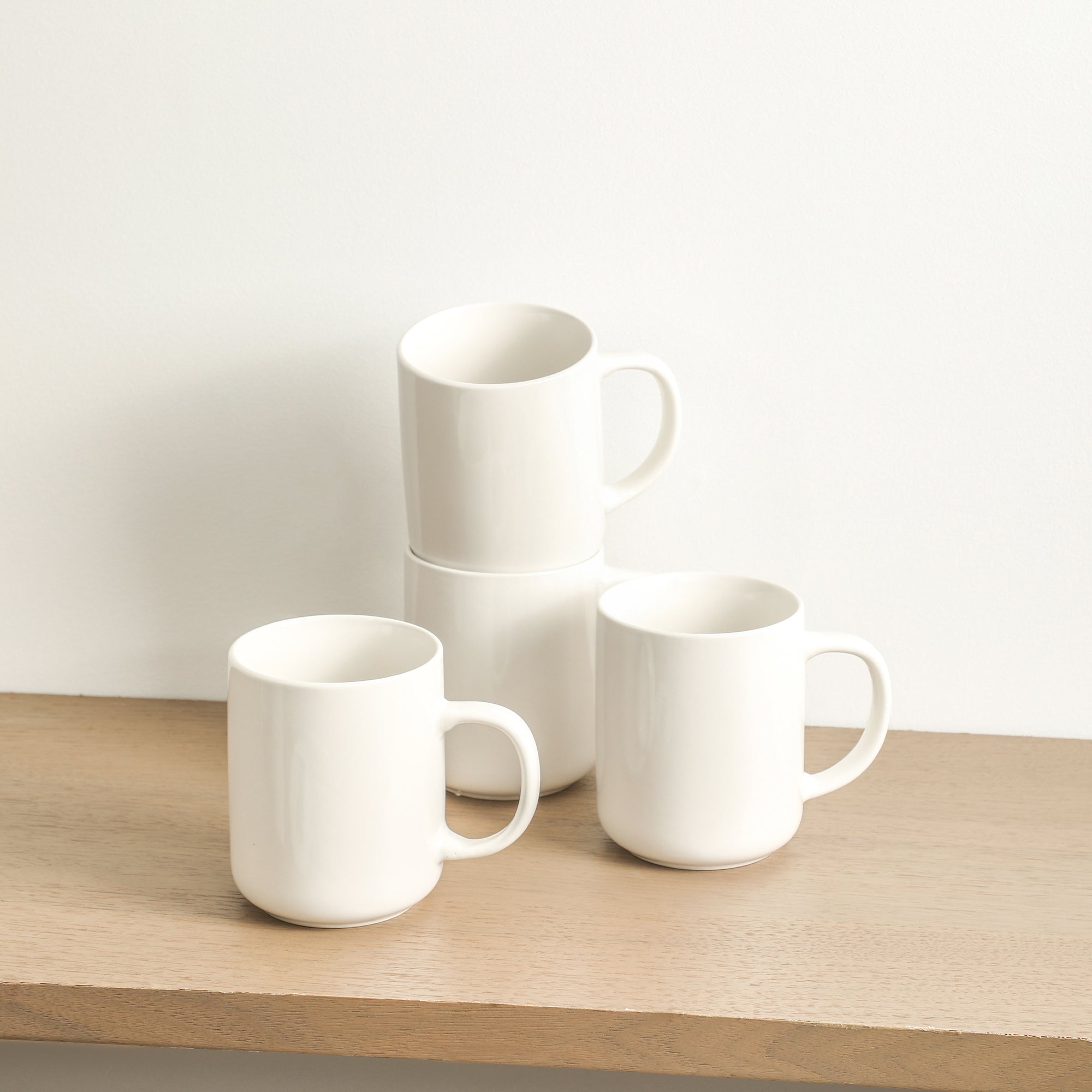 Dining Essentials Kit Porcelain 40 pc Bundle - White