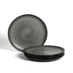 Dua Stoneware Dinner Plate - Black