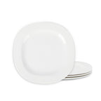 Quadro Porcelain Dinner Plate - White