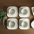 Cairo Stoneware Dinnerware Set - White