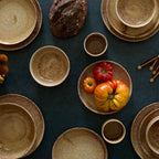 Hanami Stoneware Dinnerware Set - Beige