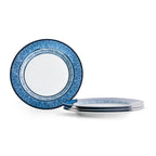 Monarcha Porcelain Dinner Plate Set - Blue