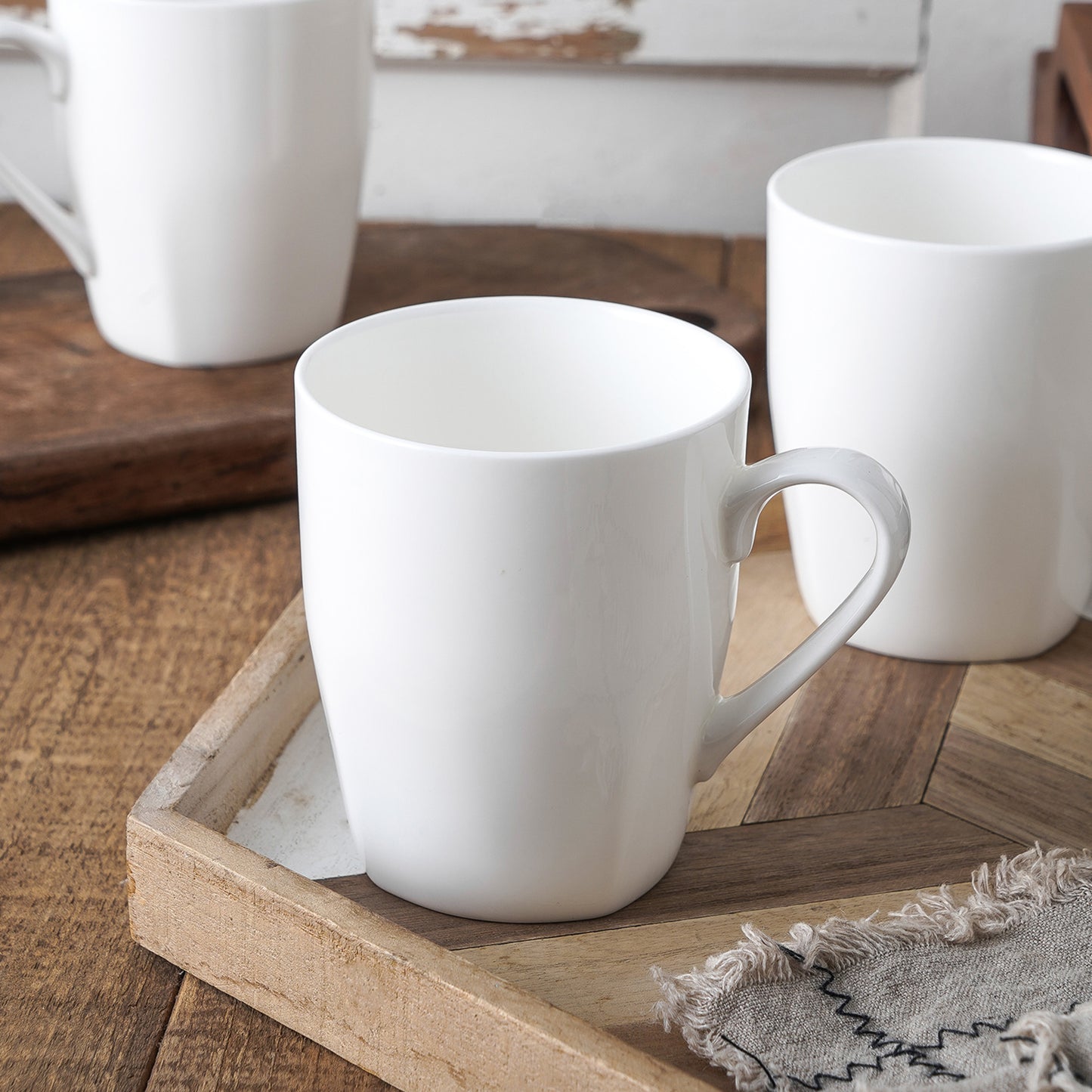 Juliette Bone China Dinnerware Set - White