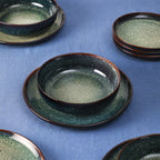 Remy Stoneware Dinnerware Set - Blue