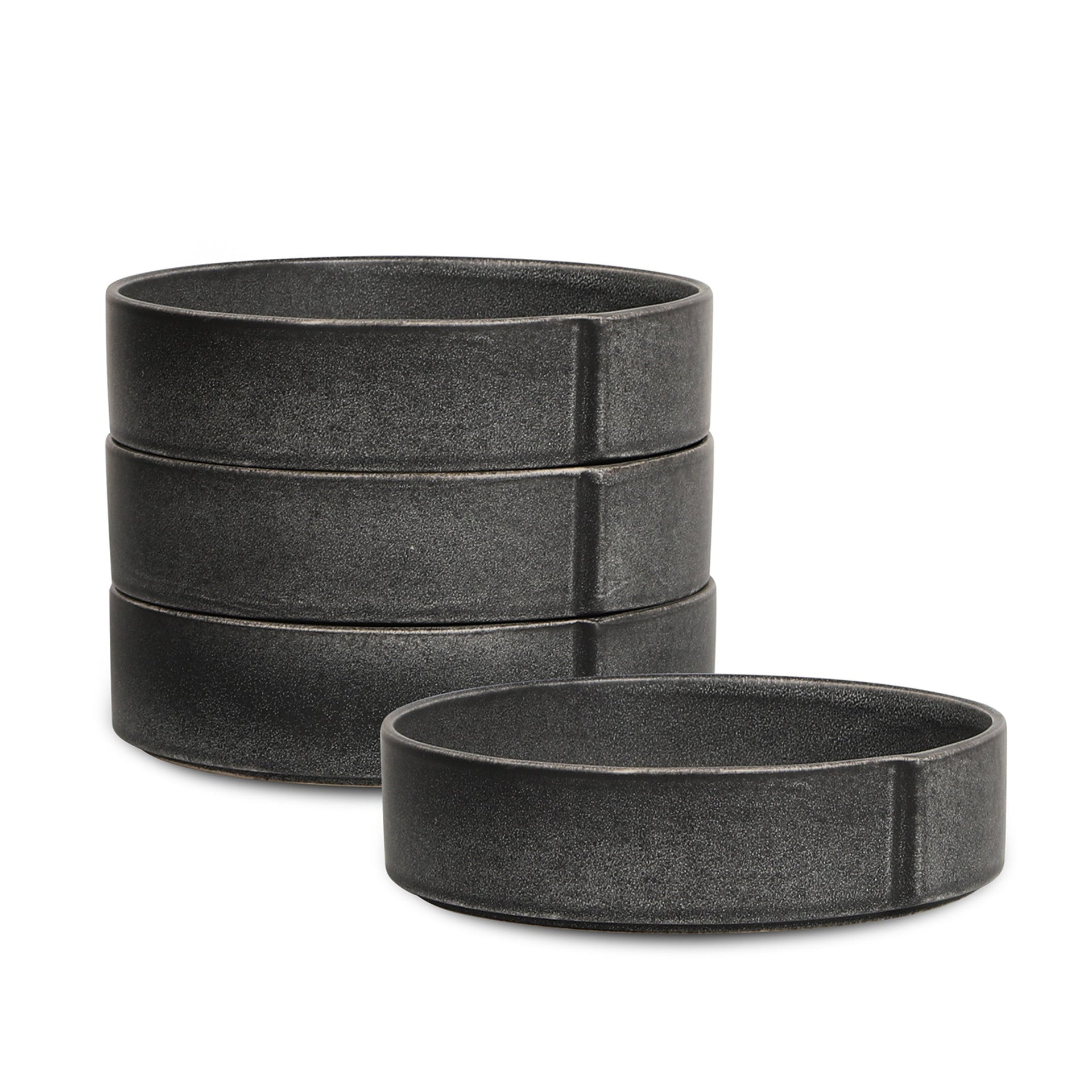 Bao Stoneware Pasta Bowl - Charcoal