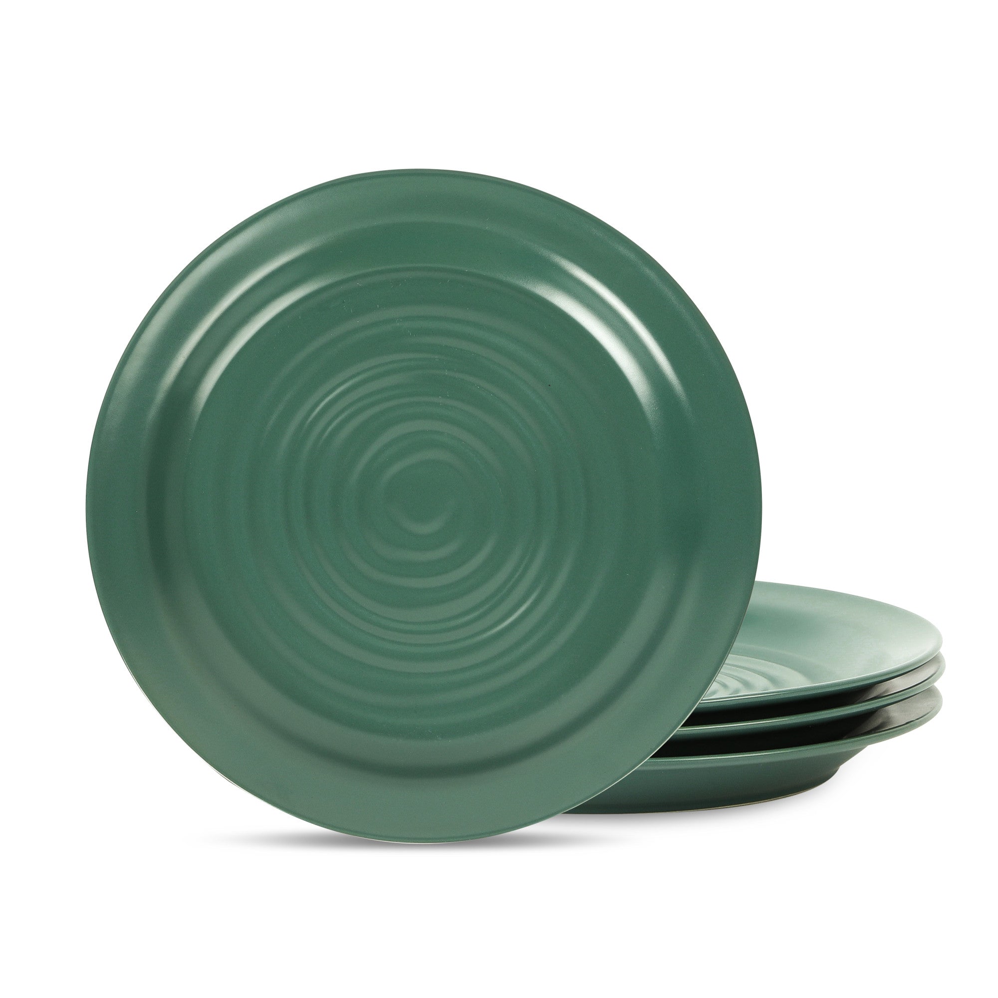 Orbit Stoneware Dinner Plate - Green