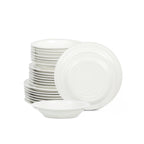 Orbit Stoneware Dinnerware Set - White