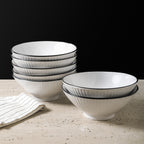 Lustra Stoneware Dinnerware Set - White