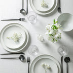 Rio Stoneware Dinnerware Set with Glassware - Beige