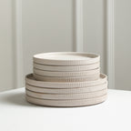 Haven Stoneware Dinnerware with Cereal Bowl Set - Beige