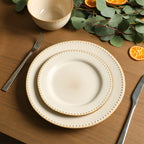 Comet Stoneware Salad Plate Set - Cream