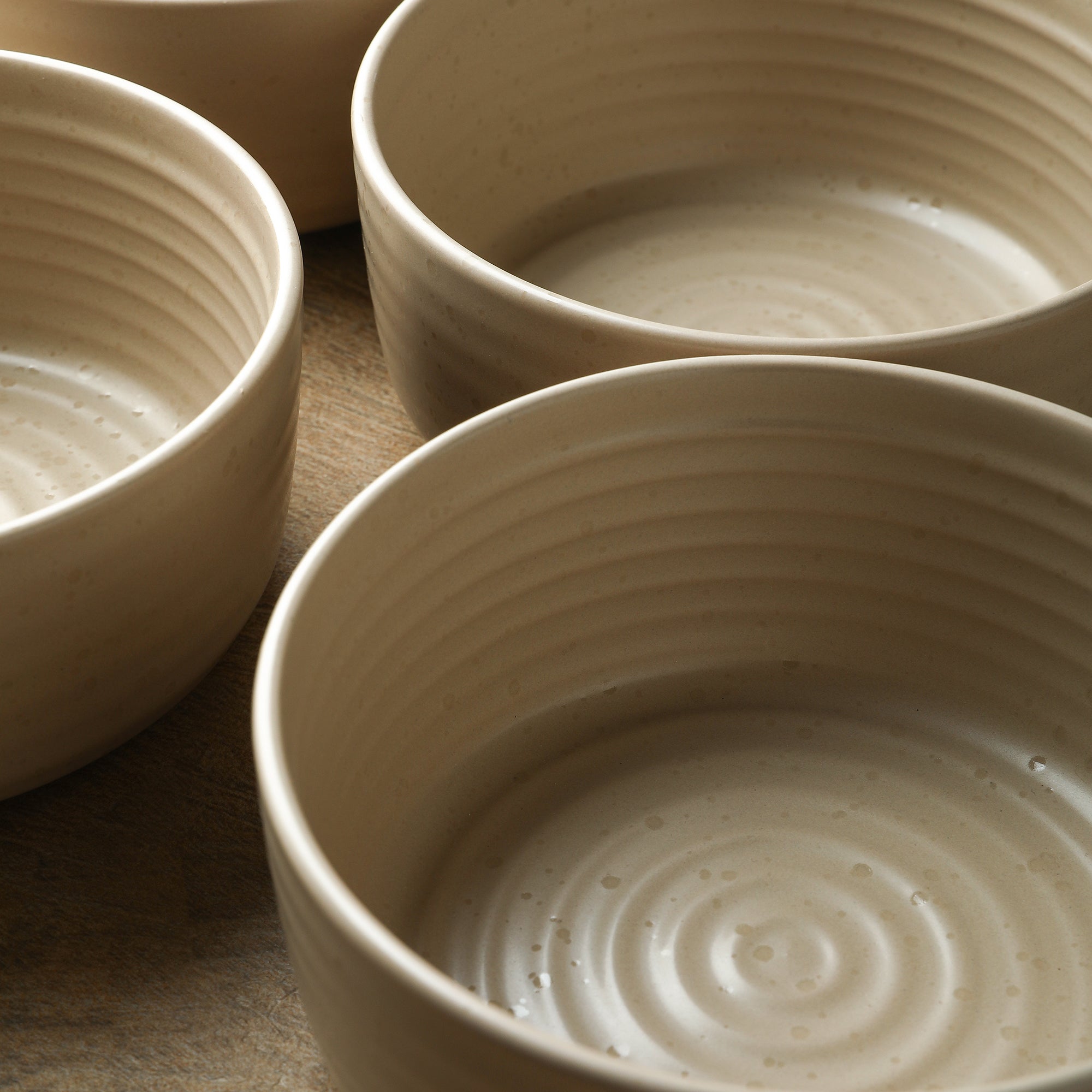 Ion Stoneware Dinnerware Set - Beige