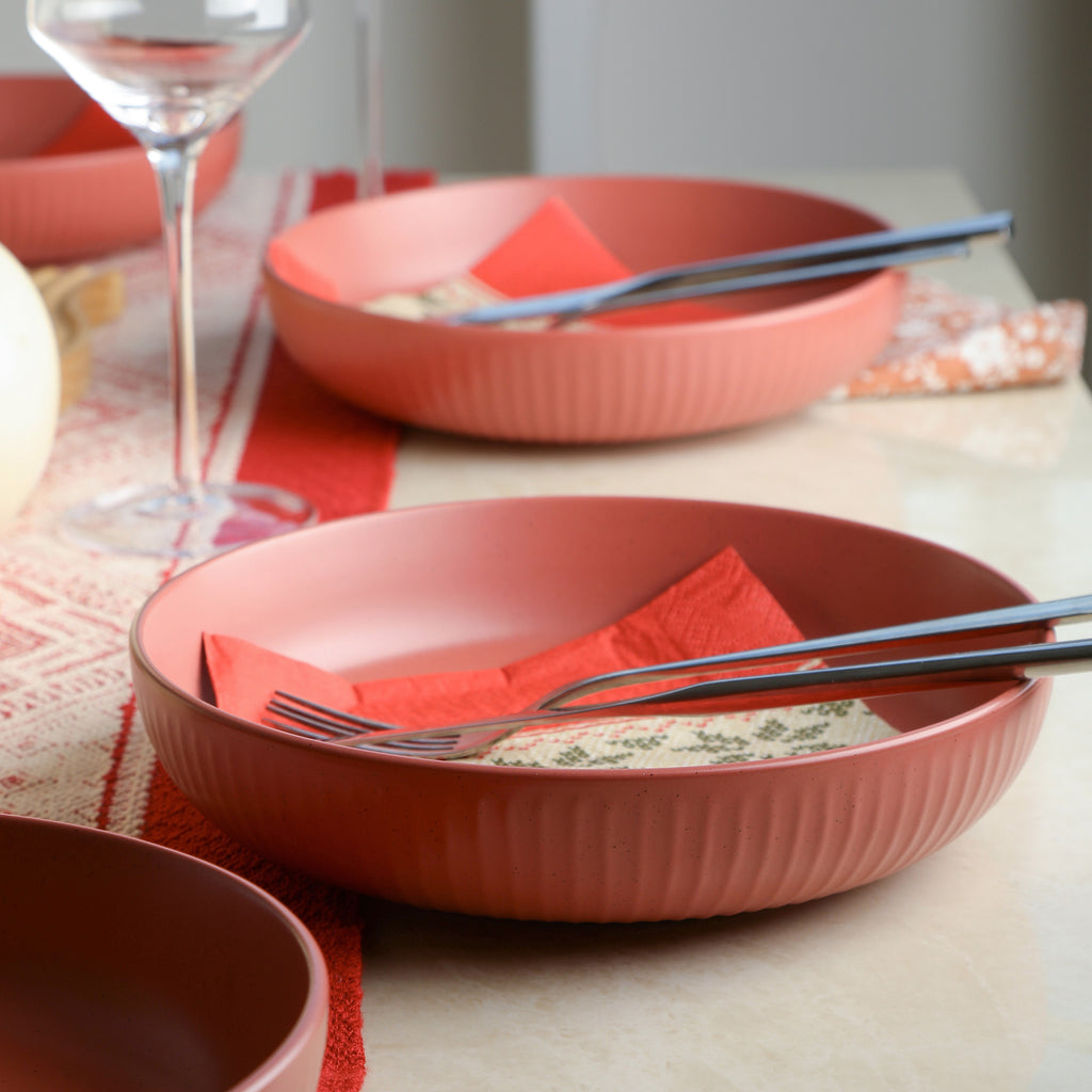 Logan Stoneware Bowl - Terracotta