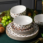 Majestic Porcelain Dinnerware Set - Multicolored