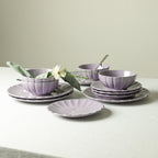 Phoenix Stoneware Dinnerware Set - Lilac