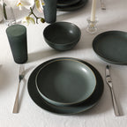 Elio Stoneware Dinnerware Set - Green