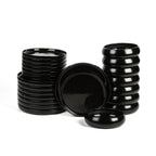Lagoon Stoneware Dinnerware Set - Black