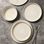 Claire Stoneware Dinnerware Set - White
