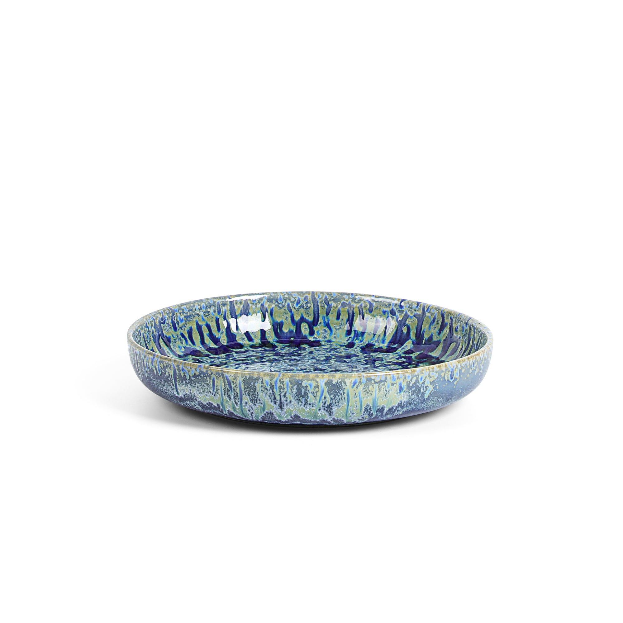 Hanami Stoneware Pasta Bowl Set - Blue