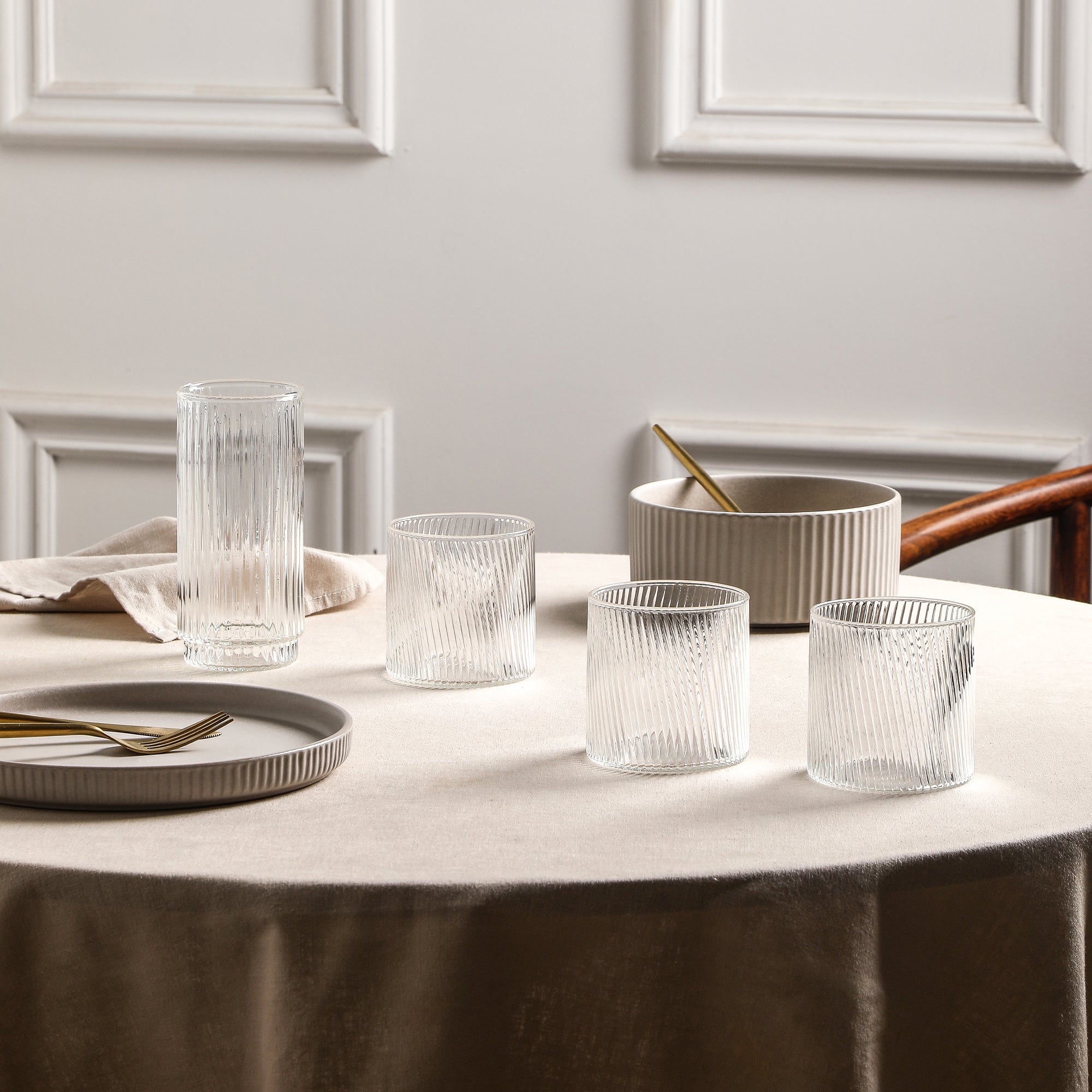 Haven Borosilicate Glass Glass Set - Clear