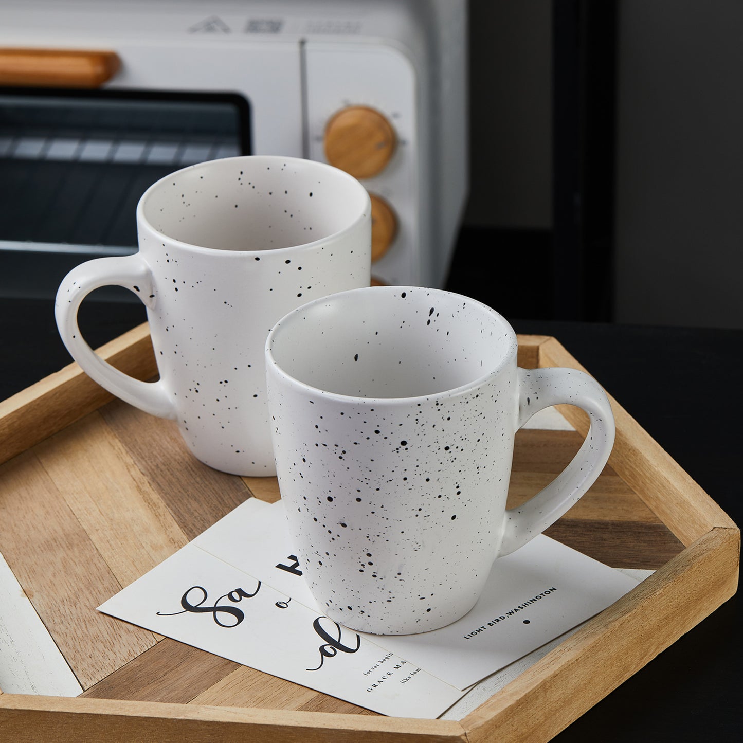 Jade Stoneware Dinnerware Set - White