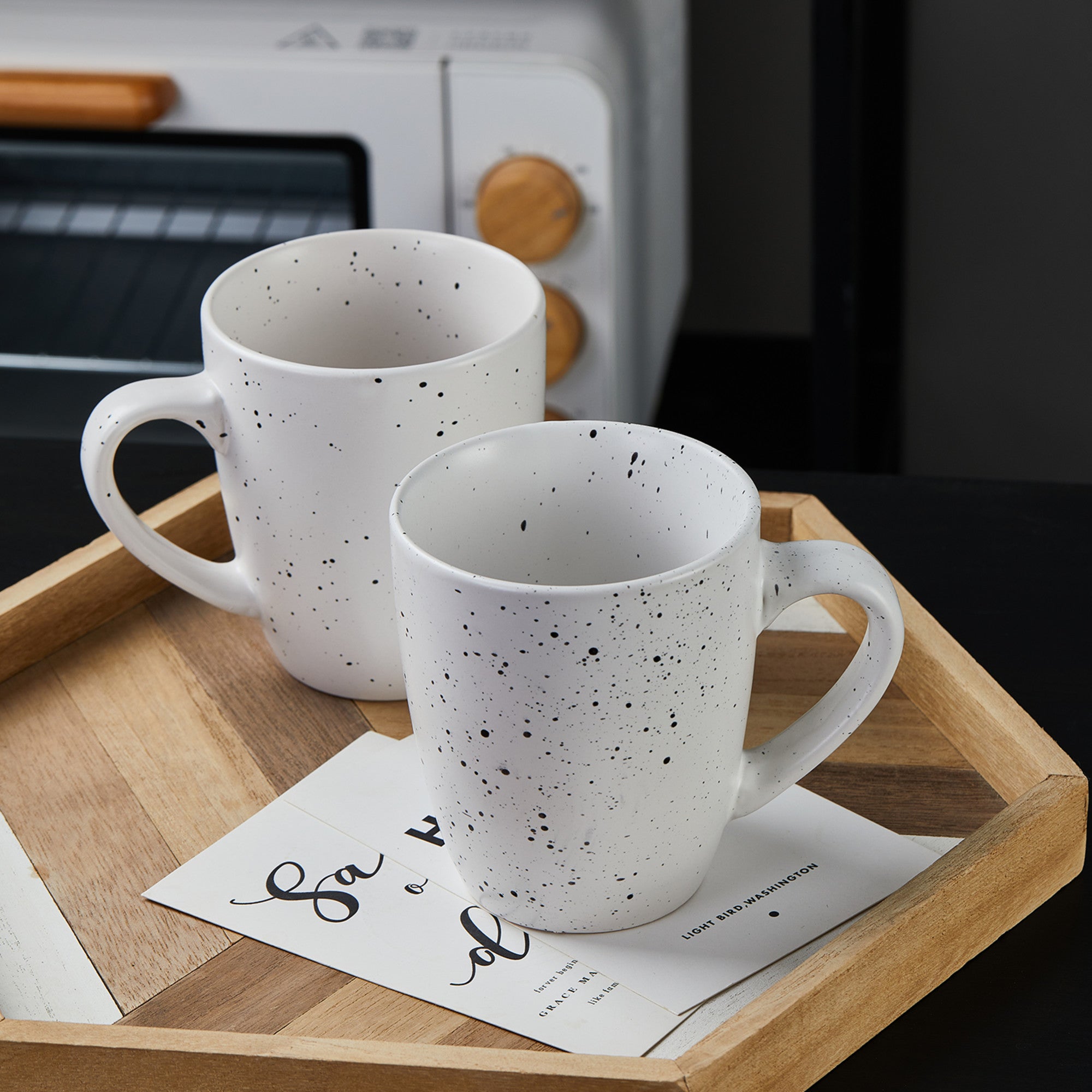 Jade Stoneware Dinnerware Set - White