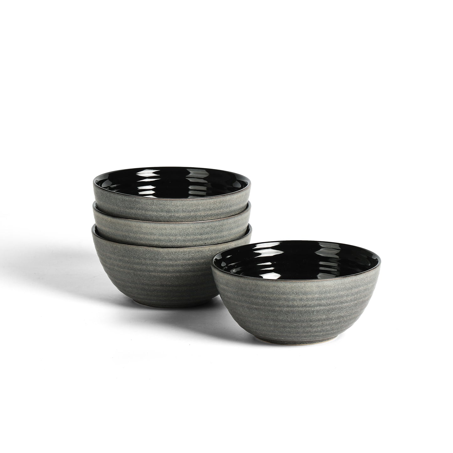 Dua Stoneware Bowl - Black
