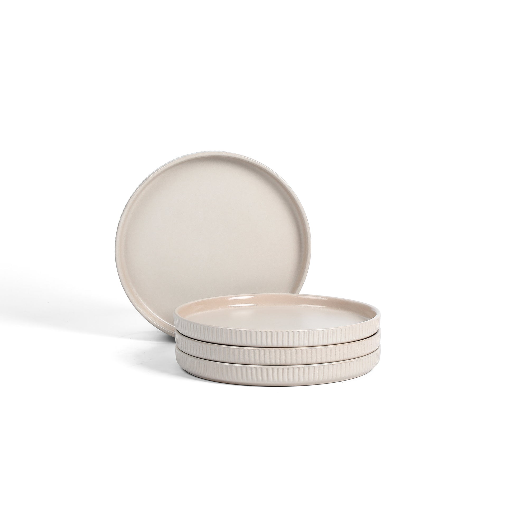 Haven Stoneware Salad Plate - Beige - 4