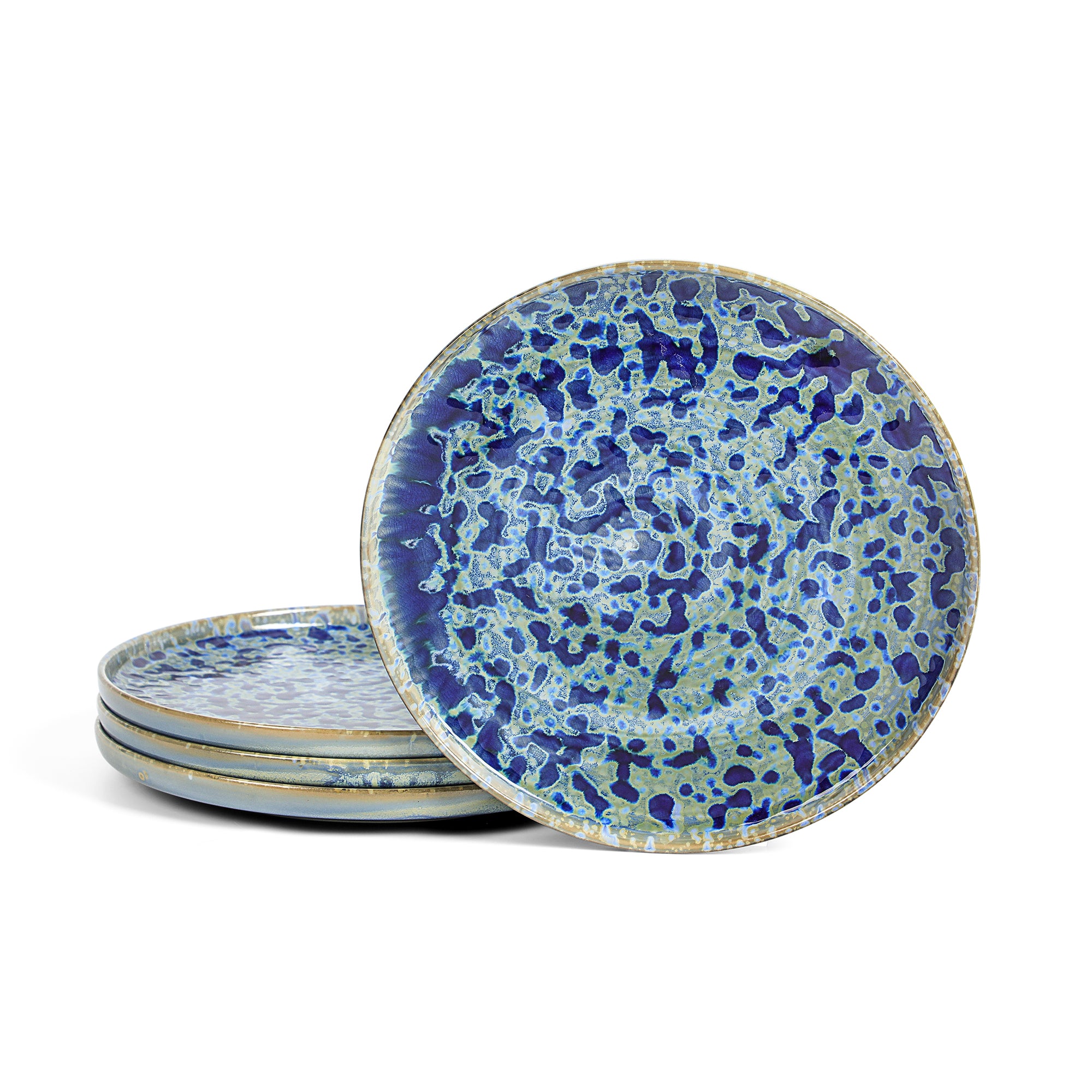 Hanami Stoneware Dinner Plate Set - Blue