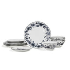 Esme Porcelain Dinnerware Set - Black