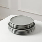 Harmony Stoneware Dinnerware Set - Grey