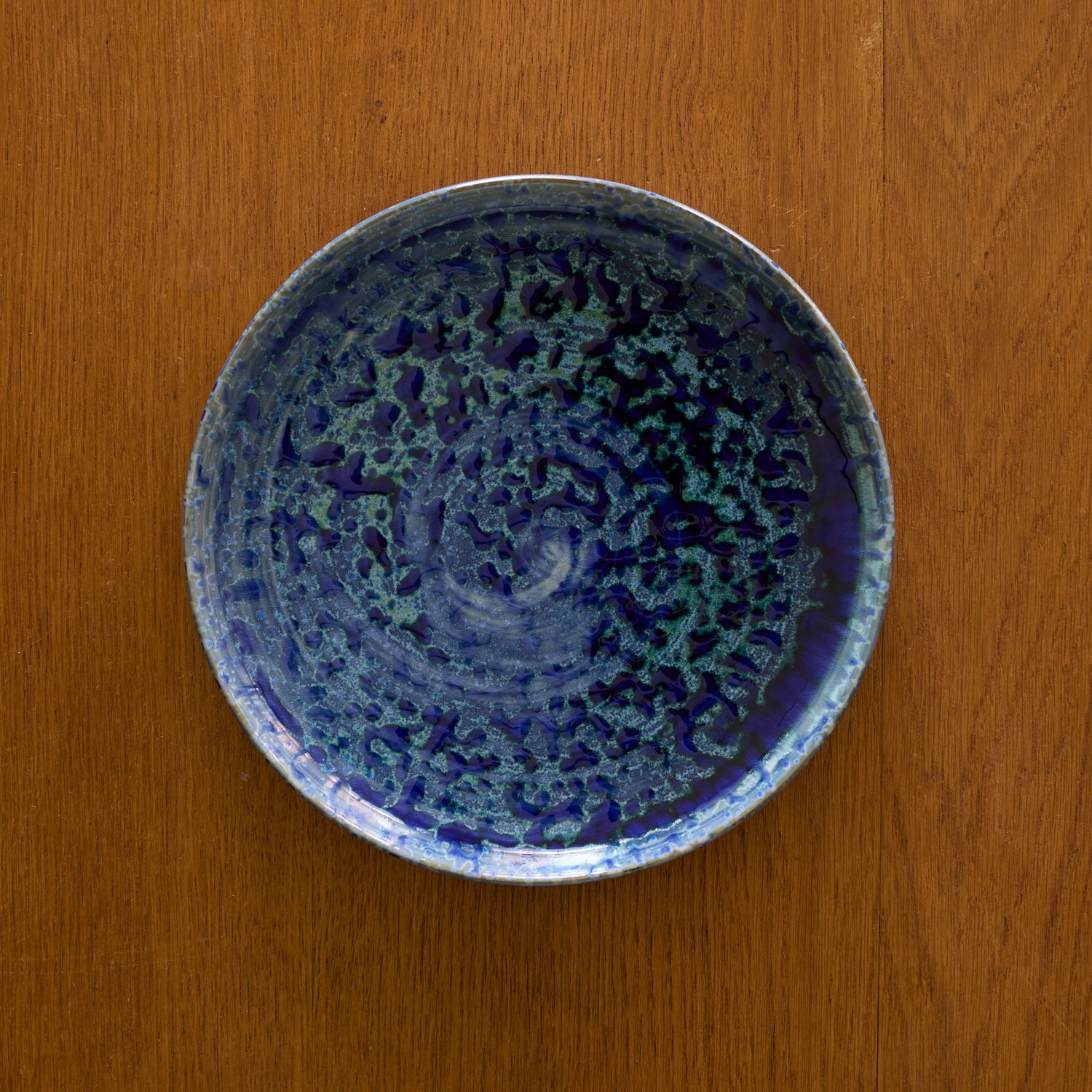 Hanami Stoneware Salad Plate Set - Blue