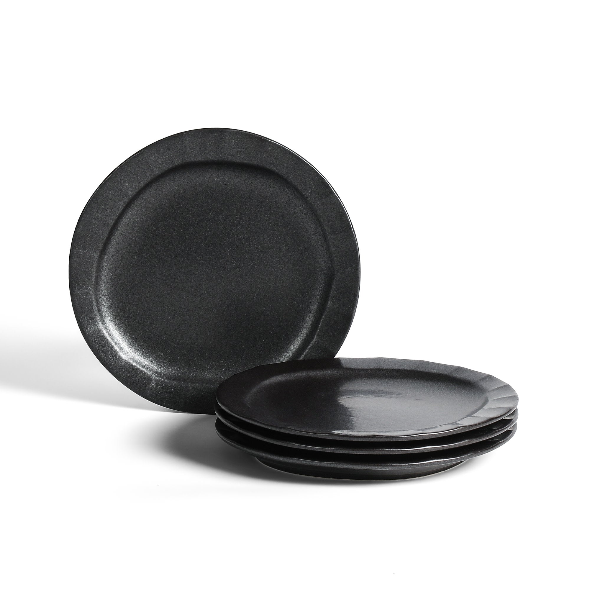 Oasis Stoneware Salad Plate - Black
