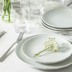 Rio Stoneware Dinnerware Set with Glassware - Beige