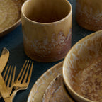 Hanami Stoneware Dinnerware Set - Beige